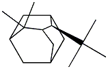 (2R)-4,4-ジメチル-2-tert-ブチルアダマンタン 化学構造式