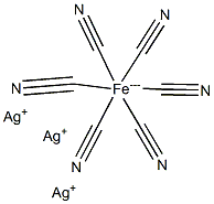 Silver hexacyanoferrate(III)