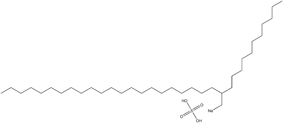 Sulfuric acid 2-undecyltetracosyl=sodium salt