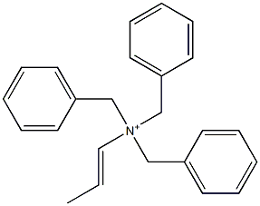 (1-Propenyl)tribenzylaminium