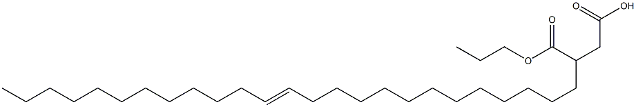 3-(13-ペンタコセニル)こはく酸1-水素4-プロピル 化学構造式