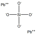 オルトけい酸二鉛(II) 化学構造式