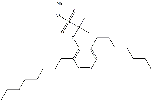 2-(2,6-Dioctylphenoxy)propane-2-sulfonic acid sodium salt