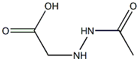 N-(アセチルアミノ)グリシン 化学構造式