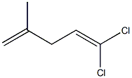 1,1-Dichloro-4-methyl-1,4-pentadiene Structure