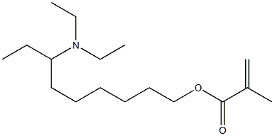 Methacrylic acid 7-(diethylamino)nonyl ester Struktur
