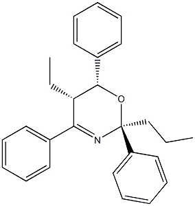 (2S,5S,6R)-5-Ethyl-2,4,6-triphenyl-2-propyl-5,6-dihydro-2H-1,3-oxazine
