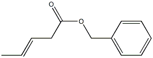 3-ペンテン酸フェニルメチル 化学構造式