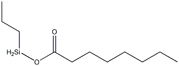Octanoic acid propylsilyl ester