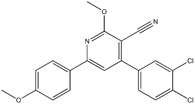 4-(3,4-Dichlorophenyl)-6-(4-methoxyphenyl)-2-methoxypyridine-3-carbonitrile|
