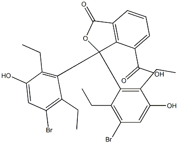 1,1-Bis(3-bromo-2,6-diethyl-5-hydroxyphenyl)-1,3-dihydro-3-oxoisobenzofuran-7-carboxylic acid