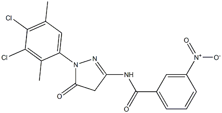 1-(3,4-Dichloro-2,5-dimethylphenyl)-3-(3-nitrobenzoylamino)-5(4H)-pyrazolone