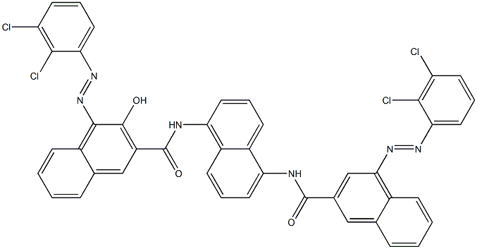 1-(2,3-Dichlorophenylazo)-3-[5-[4-(2,3-dichlorophenylazo)-2-naphtylcarbonylamino]-1-naphtylcarbamoyl]-2-naphthol