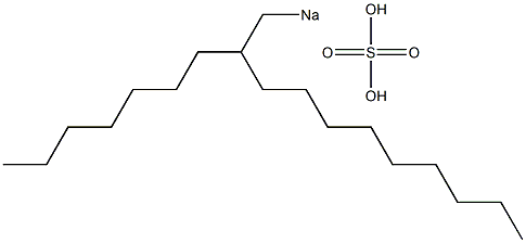 Sulfuric acid 2-heptylundecyl=sodium salt
