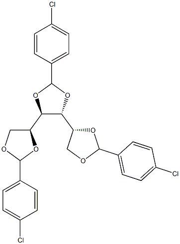 1-O,2-O:3-O,4-O:5-O,6-O-Tris(4-chlorobenzylidene)-D-glucitol