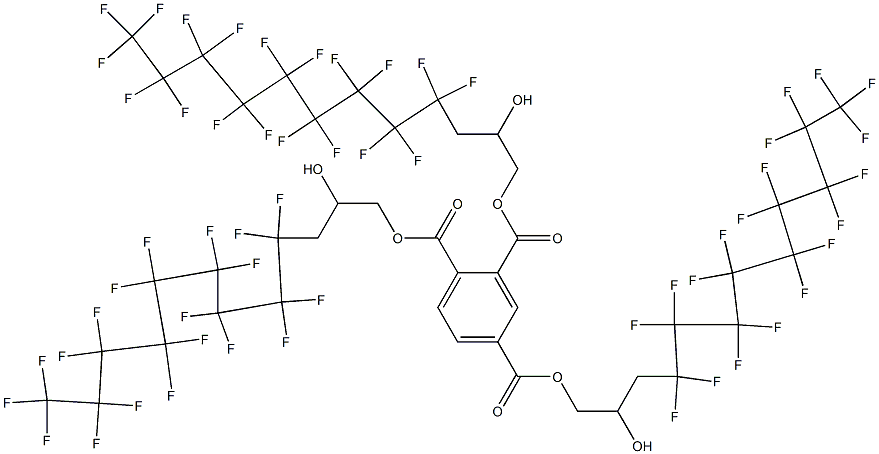 1,2,4-Benzenetricarboxylic acid tris[3-(nonadecafluorononyl)-2-hydroxypropyl] ester