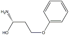 (1S)-1-アミノ-3-フェノキシ-1-プロパノール 化学構造式