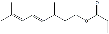 Propionic acid 3,7-dimethyl-4,6-octadienyl ester