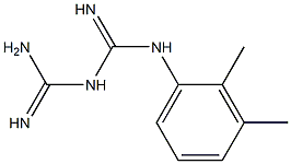 1-(2,3-キシリル)ビグアニド 化学構造式