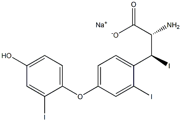 (2S,3S)-2-Amino-3-[4-(4-hydroxy-2-iodophenoxy)-2-iodophenyl]-3-iodopropanoic acid sodium salt