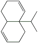1,2,4a,5,6,8a-Hexahydro-4a-isopropylnaphthalene Struktur