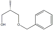 (S)-2-メチル-3-(ベンジルオキシ)-1-プロパノール 化学構造式