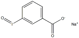3-ヨードシル安息香酸ナトリウム 化学構造式