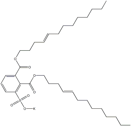 3-(Potassiosulfo)phthalic acid di(4-tridecenyl) ester