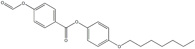 p-Formyloxybenzoic acid p-(heptyloxy)phenyl ester