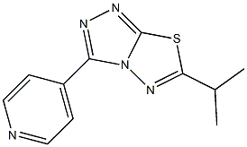 6-Isopropyl-3-(4-pyridinyl)-1,2,4-triazolo[3,4-b][1,3,4]thiadiazole