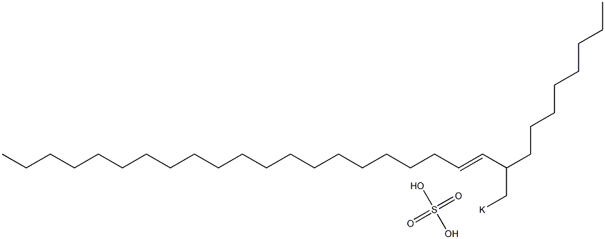 Sulfuric acid 2-octyl-3-tricosenyl=potassium ester salt