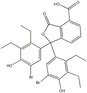 1,1-Bis(5-bromo-2,3-diethyl-4-hydroxyphenyl)-1,3-dihydro-3-oxoisobenzofuran-4-carboxylic acid