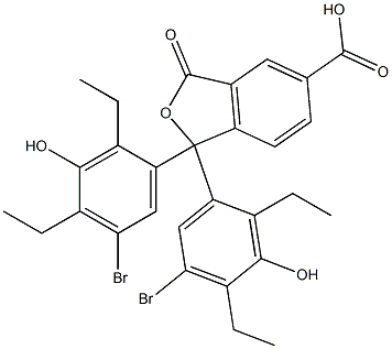 1,1-Bis(5-bromo-2,4-diethyl-3-hydroxyphenyl)-1,3-dihydro-3-oxoisobenzofuran-5-carboxylic acid