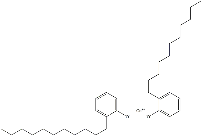 カドミウムビス(2-ウンデシルフェノラート) 化学構造式