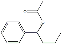 Acetic acid (R)-1-phenylbutyl ester 结构式