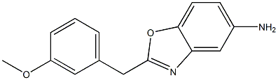 2-(3-METHOXY-BENZYL)-BENZOOXAZOLE-5-YLAMINE Structure
