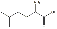 DL-5-甲基正亮氨酸 结构式