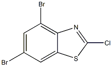 2-chloro-4,6-dibromobenzothiazole