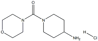 1-(Morpholin-4-ylcarbonyl)piperidin-4-amine hydrochloride