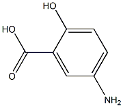 5-amino-2hydroxybenzoic acid Structure