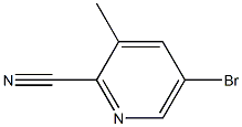 2-氰基-5-溴-3-甲基吡啶 结构式