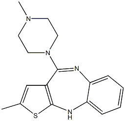 奥氮平杂质K, , 结构式