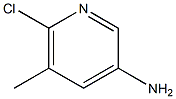 2-氯-3-甲基-5-氨基吡啶 结构式