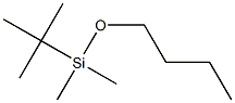 Butoxy(tert-butyl)dimethylsilane Struktur