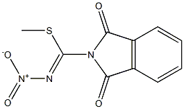 1,3-Dihydro-N-nitro-1,3-dioxo-2H-isoindole-2-carboximidothioic acid Methyl Ester, 138149-96-9, 结构式