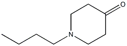 N-丁基-4-哌啶酮, , 结构式