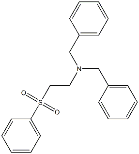 (2-BENZENESULFONYL-ETHYL)-DIBENZYL-AMINE