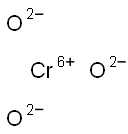 三氧化铬(片), , 结构式