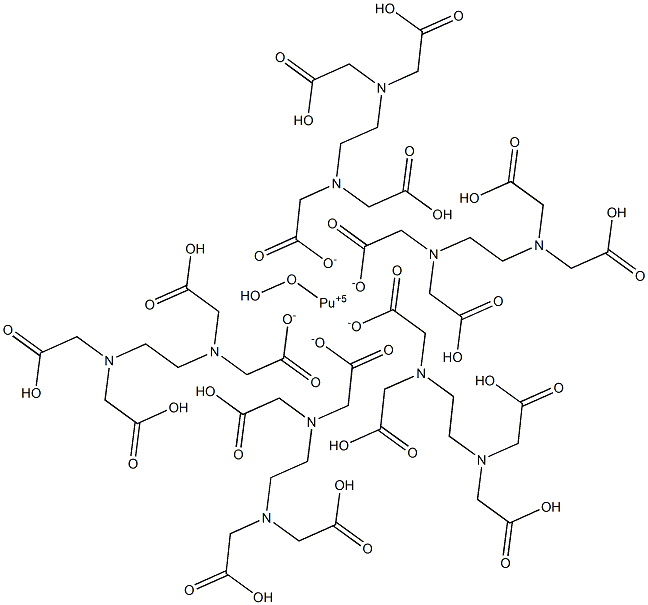 Dioxyplutonium(VI) trihydrogen EDTA