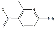 2-氨基-6-甲基-5-硝基吡啶 结构式